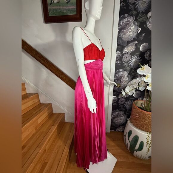 AMUR Elodie Pleated A-Line Cutout
Side-Slit Gown/ size 2 - Picture 7 of 11